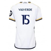 Real Madrid Federico Valverde #15 Heimtrikot Frauen 2023-24 Kurzarm